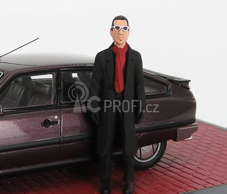 Matrix scale models Citroen Cx Gti Turbo Ii 1986 With Figure Jules D.rotterdam 1:43 Bordeaux