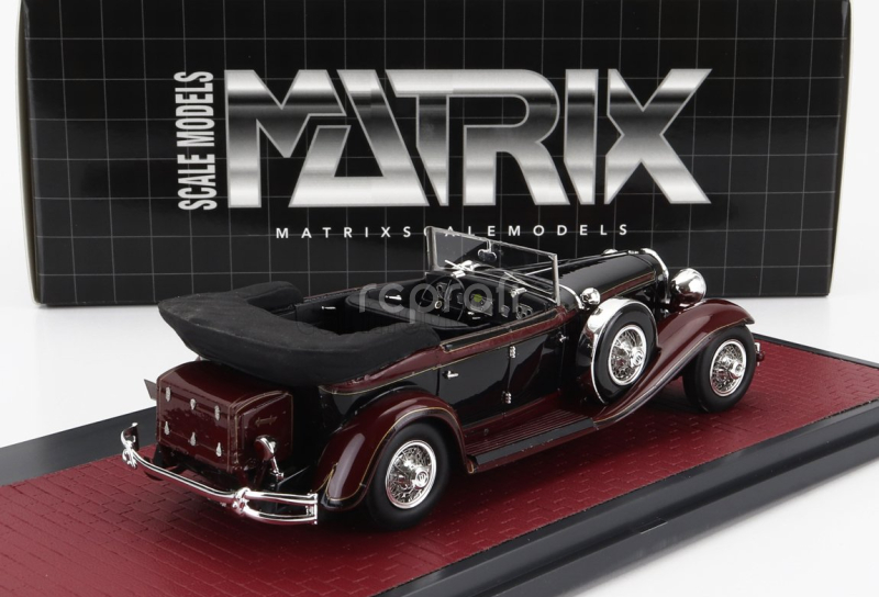 Matrix scale models Cord L-29 Phaeton Sedan Cabriolet Open 1931 1:43 Černá Červená