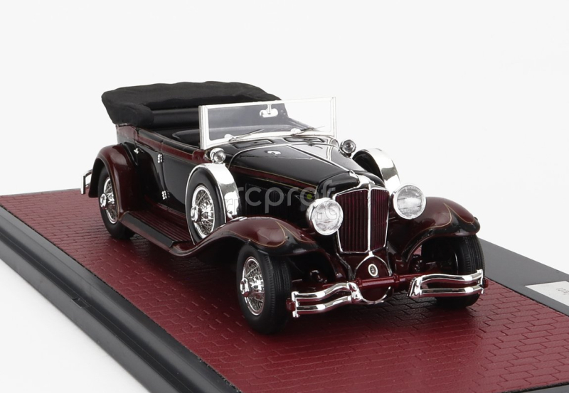 Matrix scale models Cord L-29 Phaeton Sedan Cabriolet Open 1931 1:43 Černá Červená