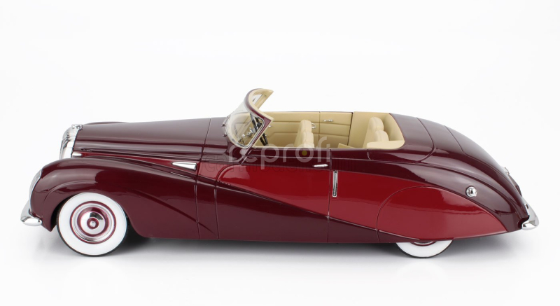 Matrix scale models Daimler De36 Hooper ''green Goddess'' Cabriolet Open 1953 1:18 2 Tóny Červené