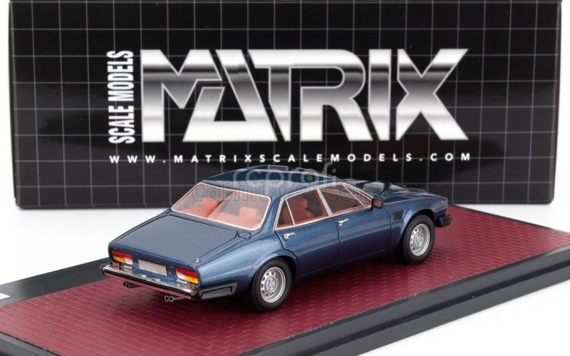 Matrix scale models De tomaso Deauville 2-series 1983 1:43 Blue Met