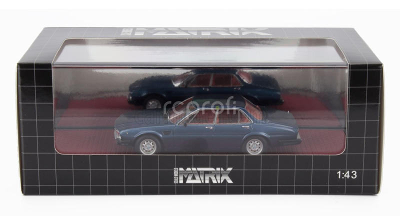 Matrix scale models De tomaso Deauville 2-series 1983 1:43 Blue Met