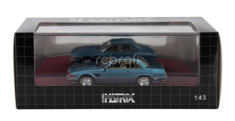Matrix scale models De tomaso Longchamp 1972 1:43 Blue Met