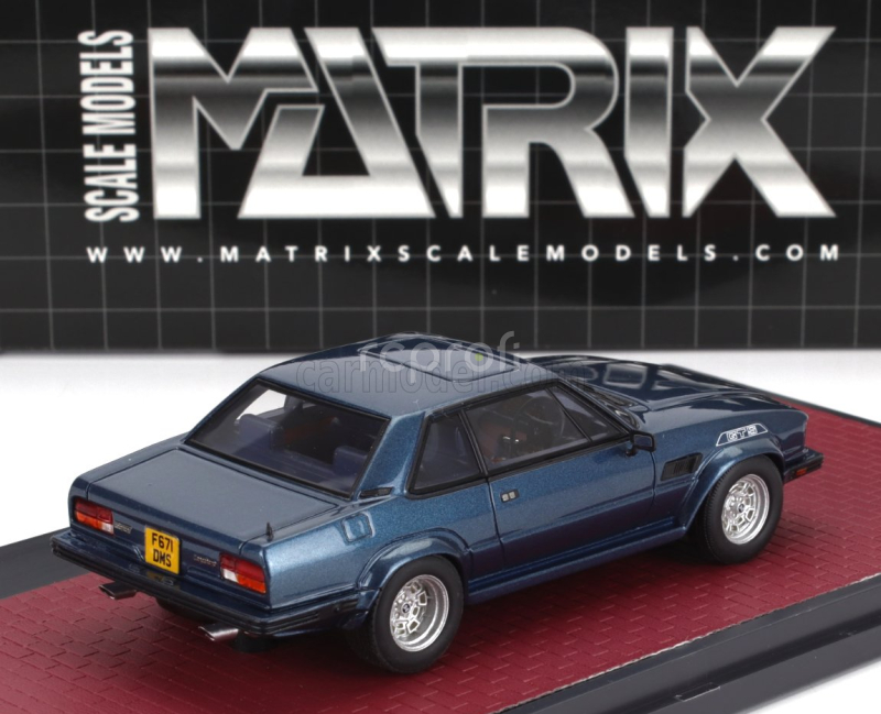 Matrix scale models De tomaso Longchamp Gts/e 1988 1:43 Blue Met