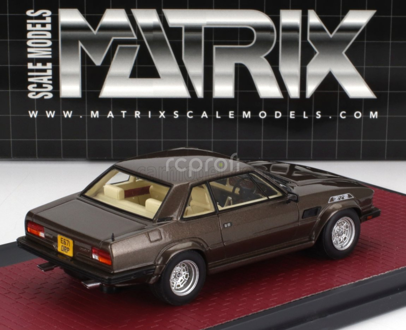 Matrix scale models De tomaso Longchamp Gts/e 1988 1:43 Brown Met