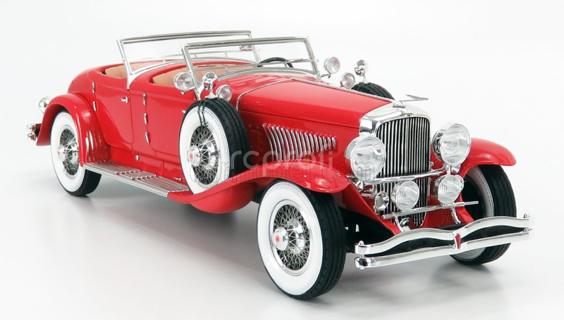Matrix scale models Duesenberg Sj 2608 Torpedo Pheaton Walker Cabriolet Open 1930 1:18 Red