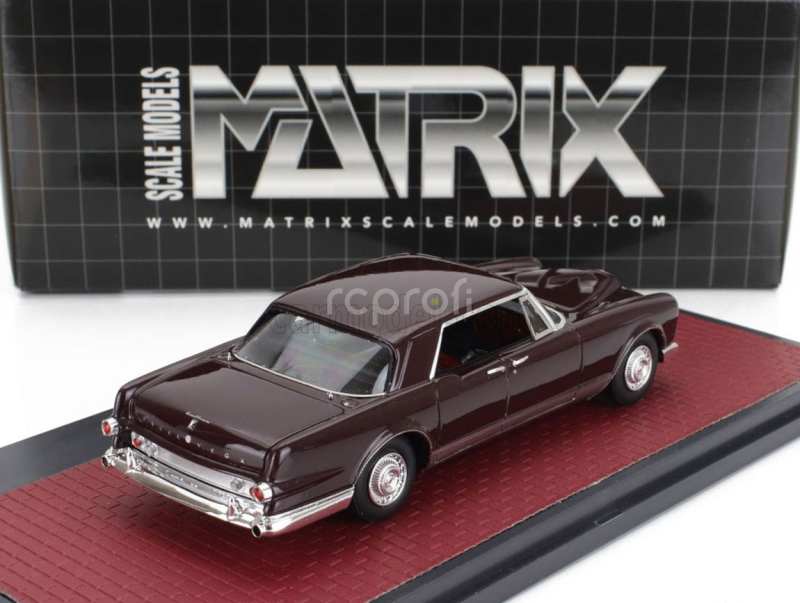 Matrix scale models Facel vega Excellence Ex2 1962 1:43 Bordó Stříbro