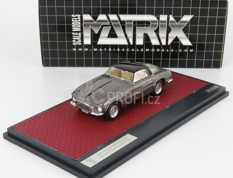 Matrix scale models Ferrari 250 Europa Vignale Ch.0313eu Coupe 1954 1:43 Šedá Černá