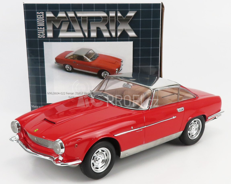 Matrix scale models Ferrari 250gt Berlinetta Swb Competizione Prototype 1960 1:18 Red
