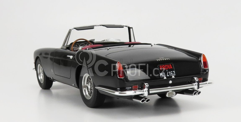 Matrix scale models Ferrari 250gt Ii-series Cabriolet Open 1960 - Con Vetrina With Showcase 1:18 Black