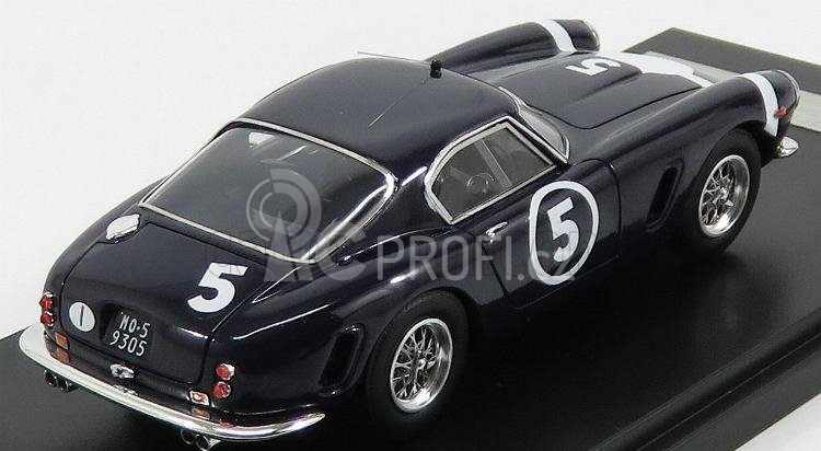 Matrix scale models Ferrari 250gt Passo Corto N 5 Winner Nassau Tourist Trophy 1960 S.moss 1:43 Blue