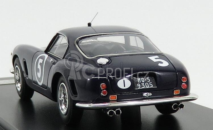 Matrix scale models Ferrari 250gt Passo Corto N 5 Winner Nassau Tourist Trophy 1960 S.moss 1:43 Blue