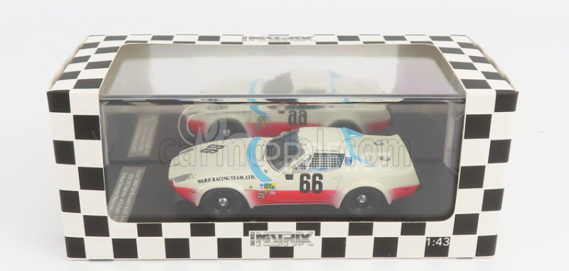 Matrix scale models Ferrari 365 Gtb/4 4.4l V12 Team Nart N 66 Daytona 1978 D.devendorf - T.adamowicz 1:43 Bílá Červená