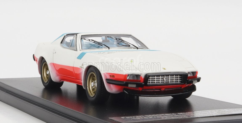 Matrix scale models Ferrari 365 Gtb/4 Nart Spider Open Michelotti Press 1974 1:43 Bílá Červená