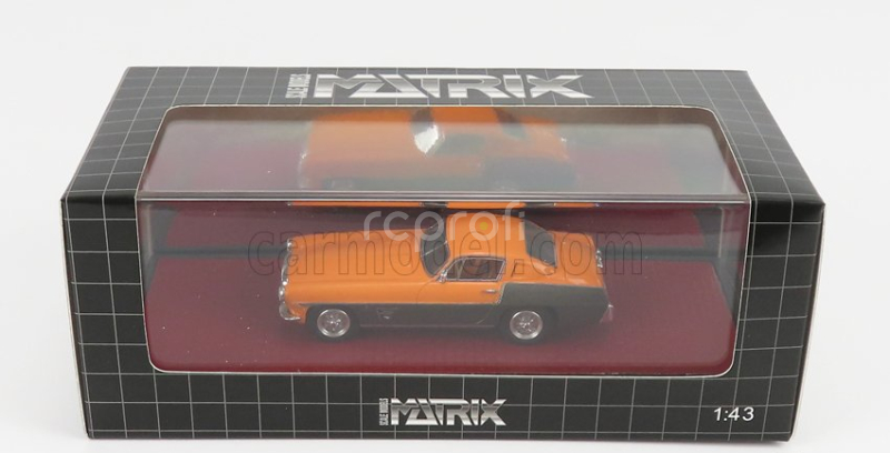 Matrix scale models Ferrari 375mm Ch.0476am Ghia Coupe 1954 1:43 Černá Oranžová