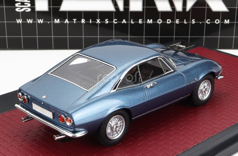 Matrix scale models Fiat Dino Pininfarina Berlinetta Speciale Prototype 1965 Ferrari Engine 1:43 Blue Met