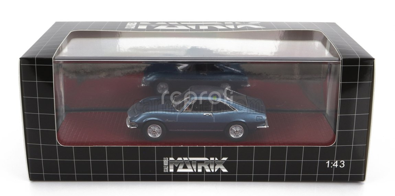 Matrix scale models Fiat Dino Pininfarina Berlinetta Speciale Prototype 1965 Ferrari Engine 1:43 Blue Met