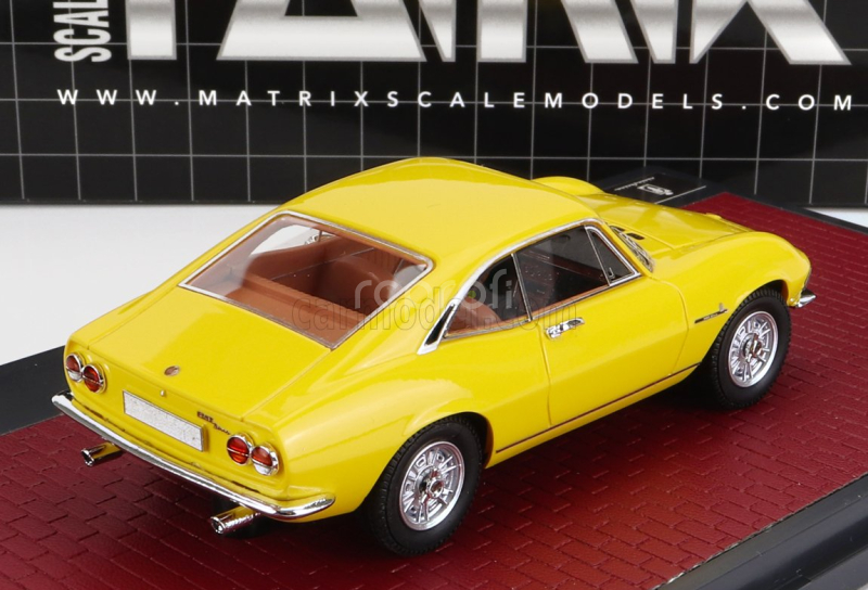 Matrix scale models Fiat Dino Pininfarina Berlinetta Speciale Prototype 1965 Ferrari Engine 1:43 Žlutá