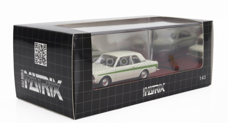 Matrix scale models Ford england Cortina Lotus Mkii 1966 1:43 Bílá