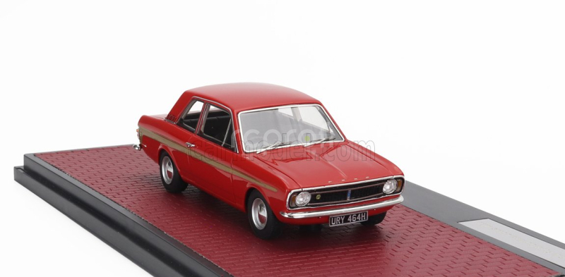 Matrix scale models Ford england Cortina Lotus Mkii 1966 1:43 Red