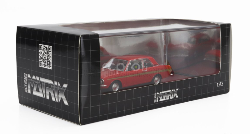 Matrix scale models Ford england Cortina Lotus Mkii 1966 1:43 Red