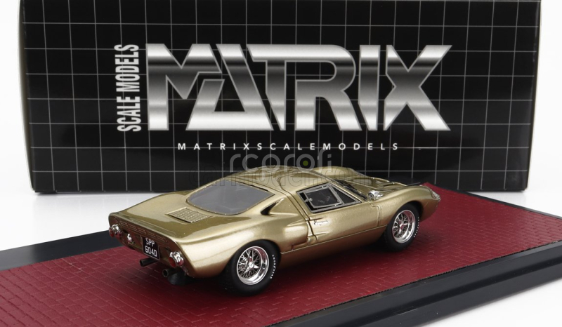 Matrix scale models Ford usa Gt40 Mkiii 1967 1:43 Gold Met