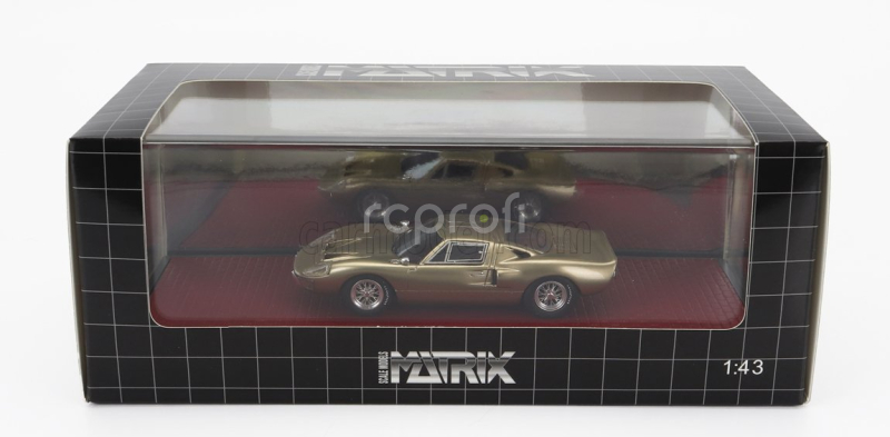 Matrix scale models Ford usa Gt40 Mkiii 1967 1:43 Gold Met