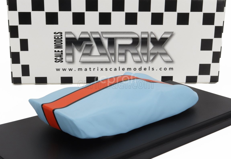 Matrix scale models Ford usa Under Cover - Gt40 Race Version 1966 1:43 Světle Modrá Oranžová