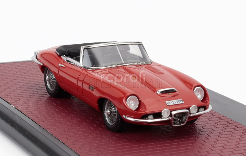 Matrix scale models Jaguar E-type Frua Roadster Open 1964 1:43 Red