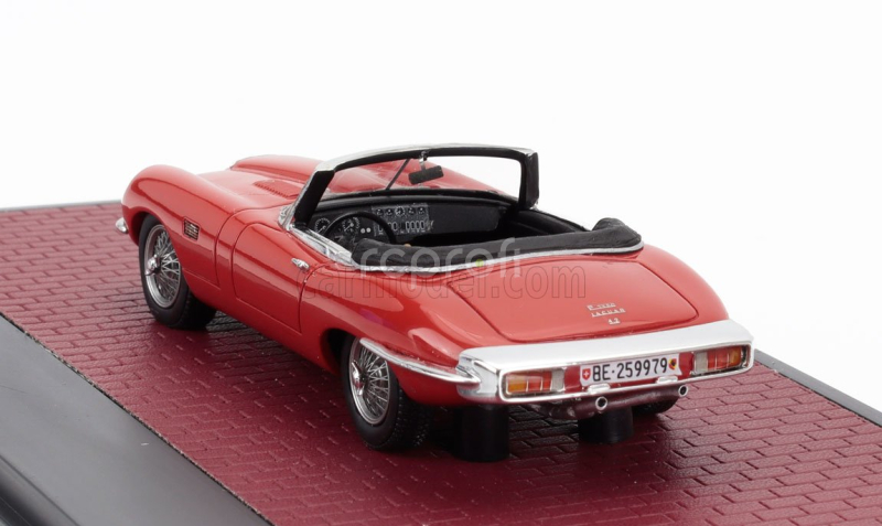 Matrix scale models Jaguar E-type Frua Roadster Open 1964 1:43 Red