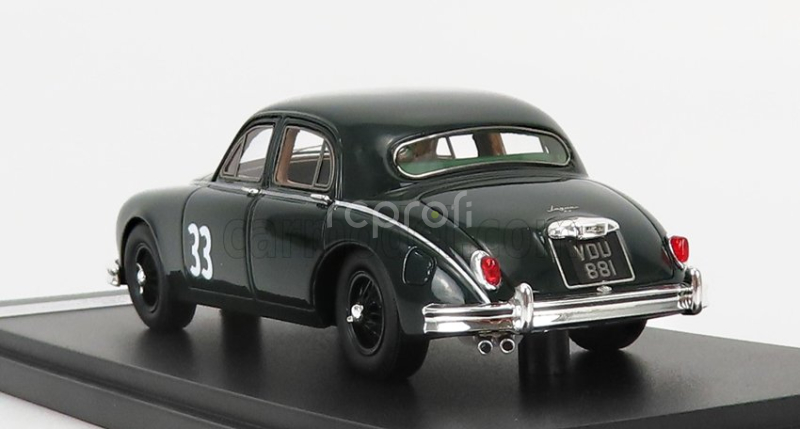 Matrix scale models Jaguar Mkii 3.4 Litre N 33 Winner Silverstone Daily Express Trophy 1958 1:43 Zelená