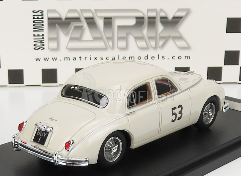 Matrix scale models Jaguar Mkii 3.4 Litre N 53 1:43, bílá