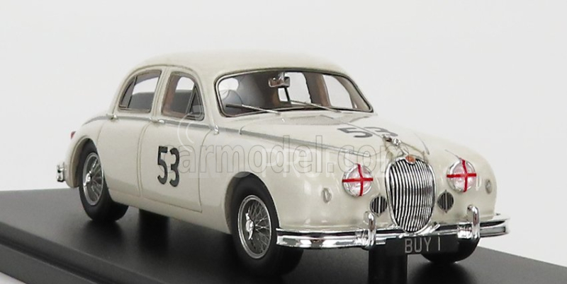 Matrix scale models Jaguar Mkii 3.4 Litre N 53 1:43, bílá