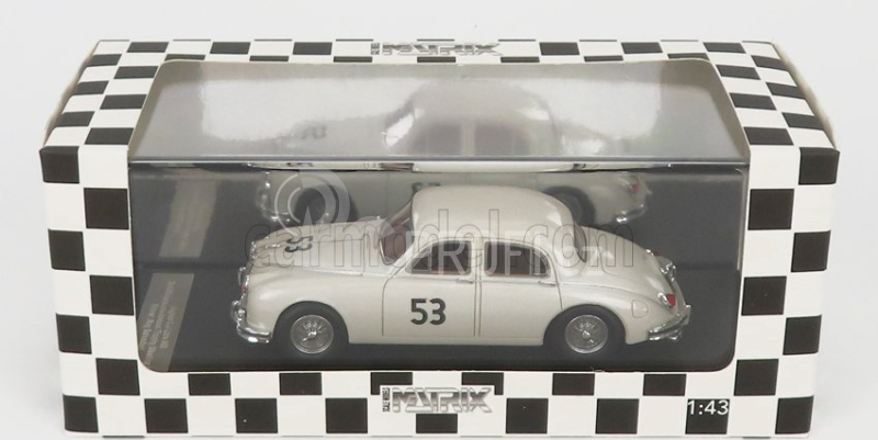 Matrix scale models Jaguar Mkii 3.4 Litre N 53 1:43, bílá