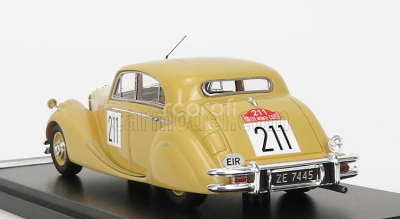 Matrix scale models Jaguar Mkv 3.5l N 211 3rd Rally Montecarlo 1951 C.vard - A.young 1:43 Beige