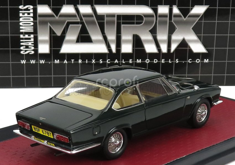 Matrix scale models Jaguar S-type Frua 1966 1:43 Tmavě Zelená