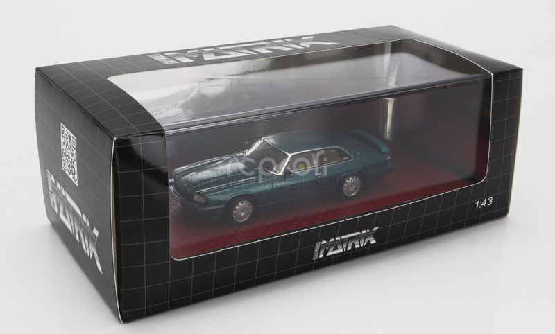 Matrix scale models Jaguar Xjr-s 1993 1:43 Blue Met