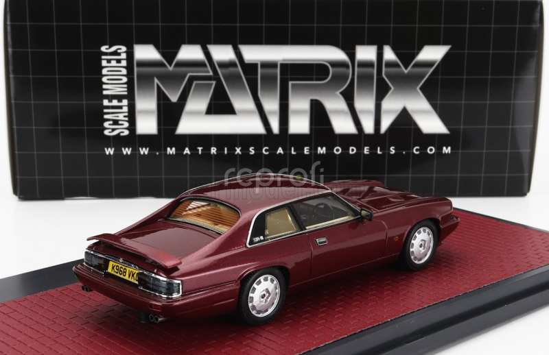 Matrix scale models Jaguar Xjr-s 1993 1:43 Red