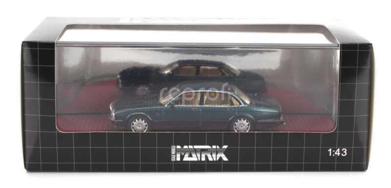 Matrix scale models Jaguar Xjr (xj40) 1991 1:43 Green Met