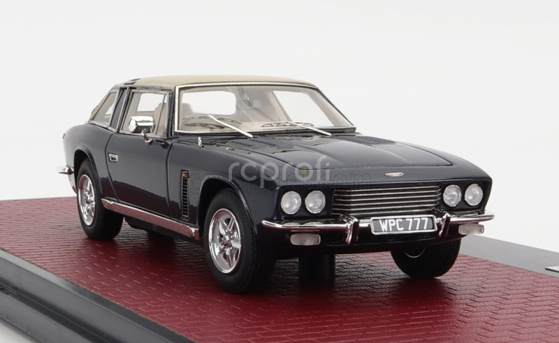 Matrix scale models Jensen Interceptor Siii Coupe 1975 1:43 Modrá Bílá