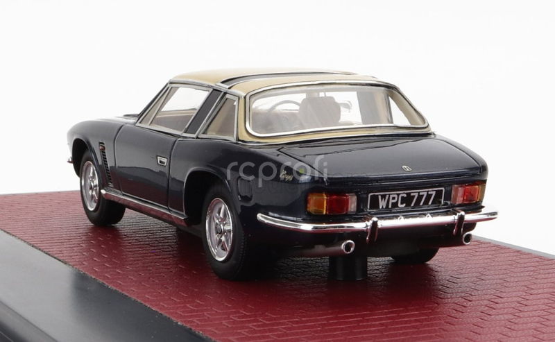 Matrix scale models Jensen Interceptor Siii Coupe 1975 1:43 Modrá Bílá