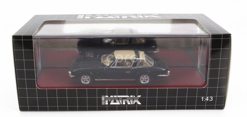 Matrix scale models Jensen Interceptor Siii Coupe 1975 1:43 Modrá Bílá