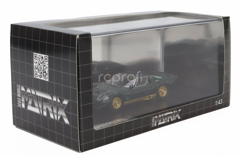 Matrix scale models Lamborghini Miura P400s Millechiodi 1969 1:43 Zelená
