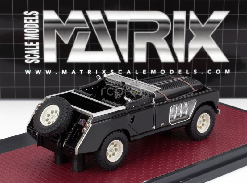 Matrix scale models Land rover 109 Bell Aurens Longnose Open 2008 1:43 Black