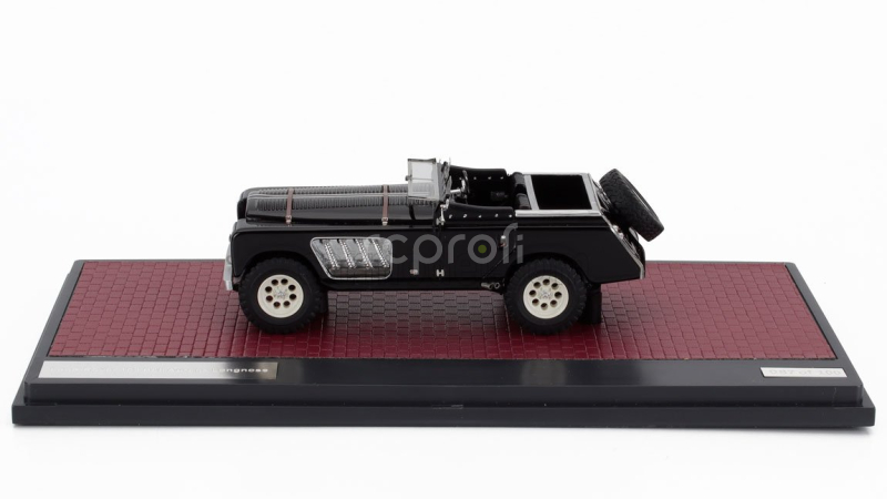 Matrix scale models Land rover 109 Bell Aurens Longnose Open 2008 1:43 Black
