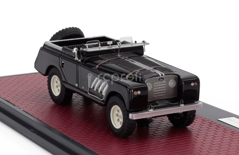 Matrix scale models Land rover 109 Bell Aurens Longnose Open 2008 1:43 Black