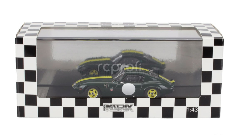 Matrix scale models Lotus Elan 26r Coupe N 00 Racing 1964 1:43 Zelená Žlutá