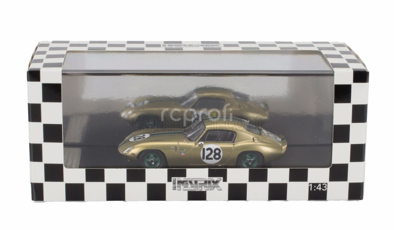 Matrix scale models Lotus Elan 26r Coupe N 128 Racing 1964 1:43 Zlatá Zelená