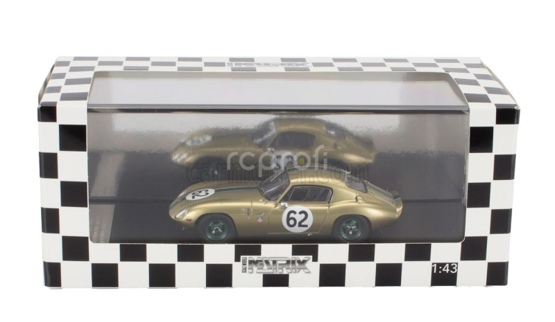 Matrix scale models Lotus Elan 26r Coupe N 62 Racing 1964 1:43 Zlatá Zelená