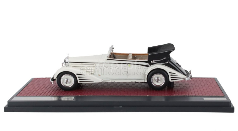 Matrix scale models Maybach Zeppelin Ds8 Cabriolet Open 1934 1:43 Bílá